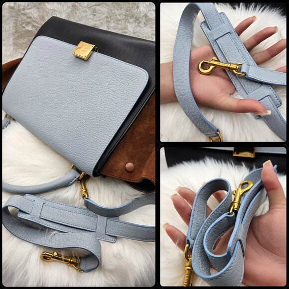 Celine Tri-Color Combi Trapeze Bag - Picture 10 of 17